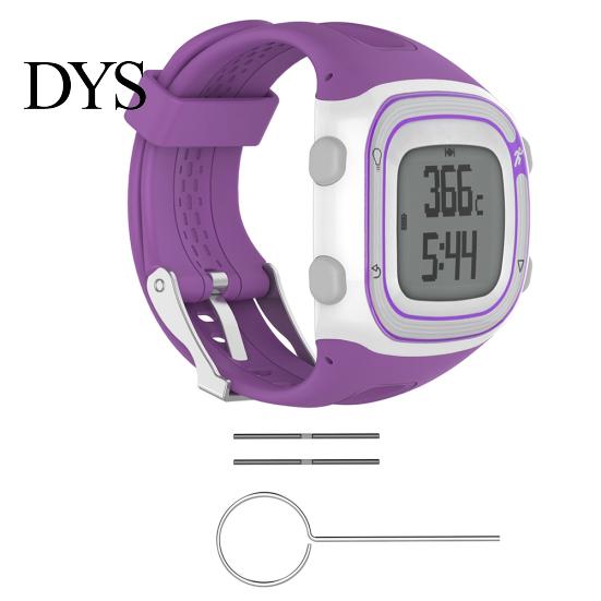Replacement Silicone Unisex Watch Band Wrist Strap for Forerunner 10/15