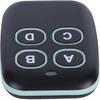 433MHz 4-Key Learning Remote Control, Portable Universal Remote Control Fob for Car Garage Door, Home Automation with Fixed Frequency