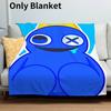 Gemütliche Cartoon Rainbow Friends Fleece-Kuscheldecke Für Kinder Weiches Plüschmaterial