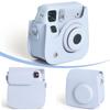 Camera Case for Instax Mini SE 7 Plus Instant PU Leather Bag with Adjustable Shoulder Compact Handbag for for Daily and Home Use 7+ Cameras, Strap,