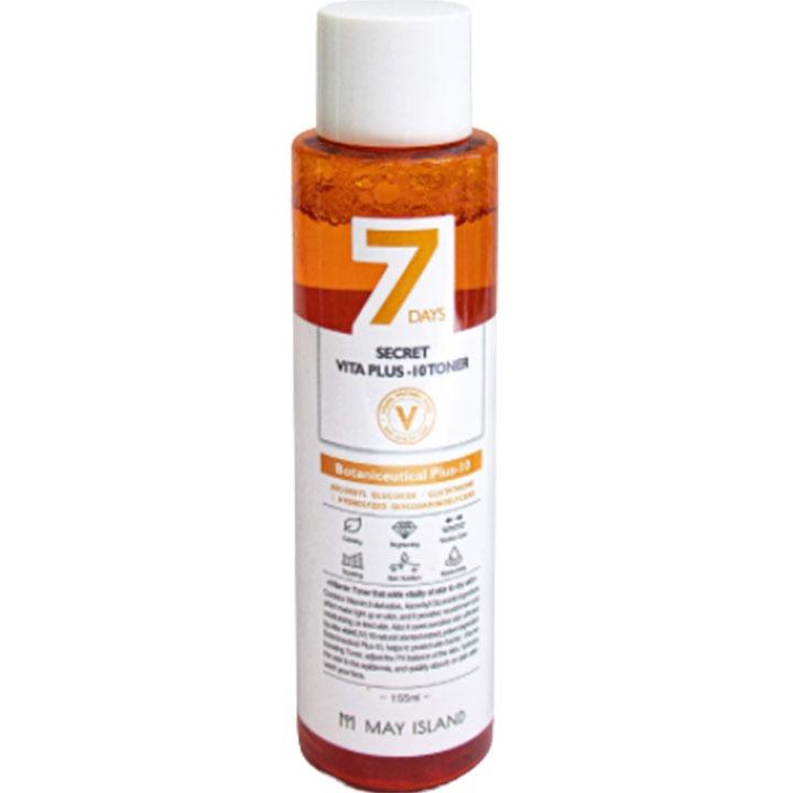May Island 7 Days Secret Vita Plus 10 Toner Brightening Hydrating Facial Skin 155ml