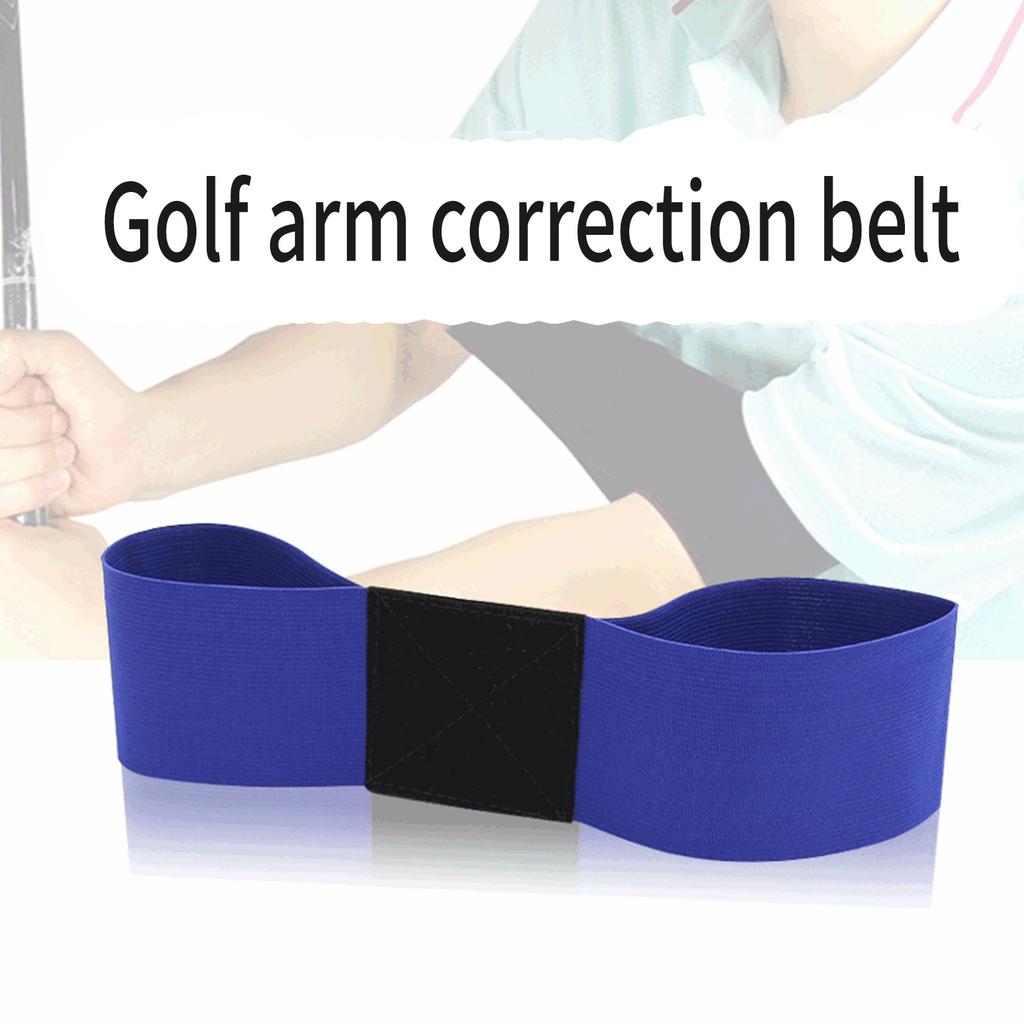 Golf Swing Train Aid Arm Band Elastic Swing Correcting Training Aids Teaching Tool for Golfer Beginner Practice