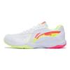 Li Ning Thunder LITE Textile, Synthetic Leather Abrasion Resistant Low top Badminton Shoes Unisex Standard White AYTS020-5