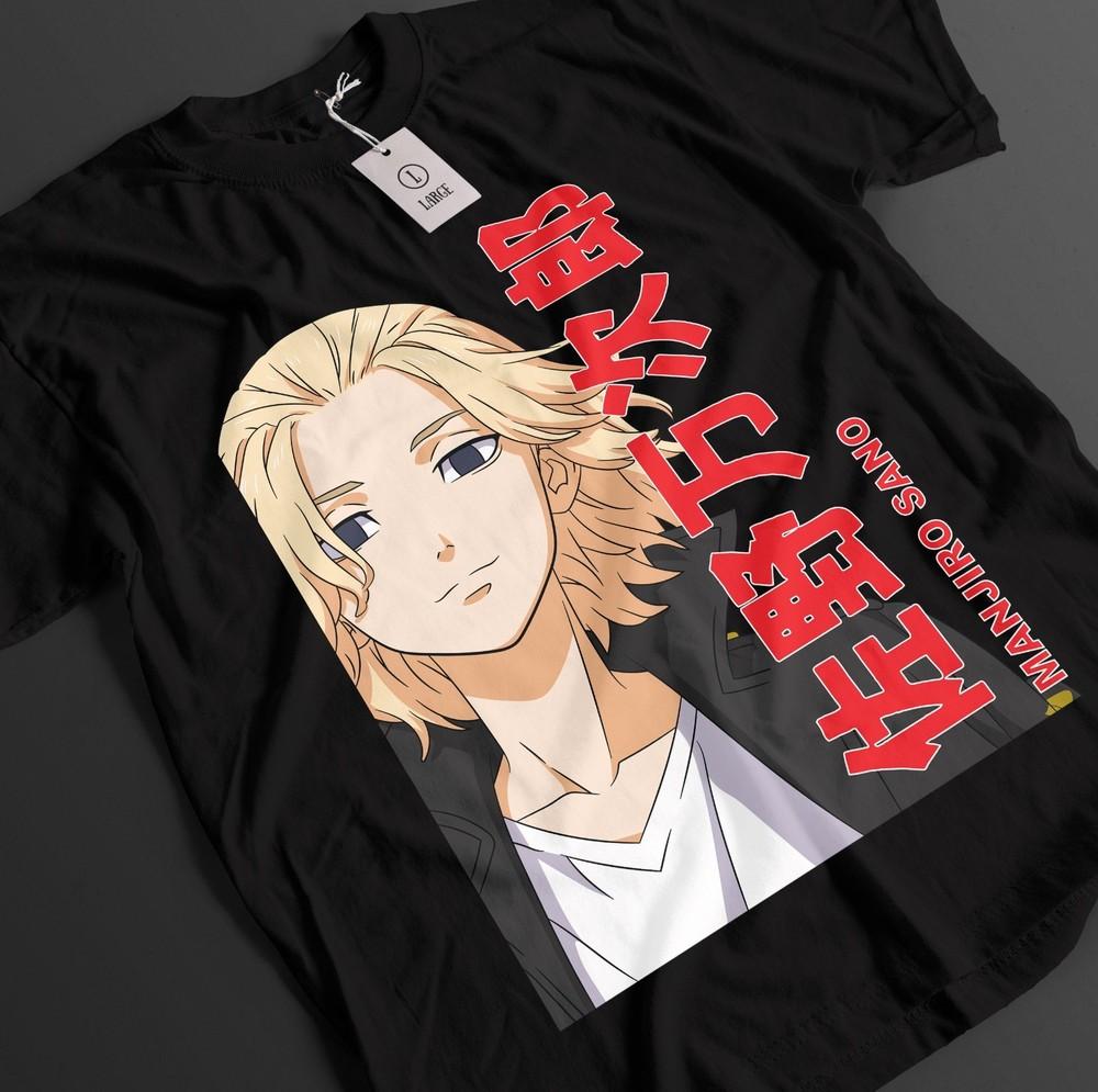 

Футболка Tokyo Revengers Мандзиро Сано Футболка Майки Футболка Дракена Футболка Такэмичи Топ S