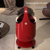 High-End Large Capacity Trash Can with Lid & Wheels for Home: Living Room, Bedroom, Kitchen - No Need To Bend Over, Easily Movable Paper Basket.