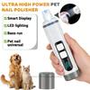 Electric Pet Nail Grinder With LED Light Cat Dogs Nail Clippers USB Rechargeable Paws Nail Cutter Pet Grooming Trimmer Supplies