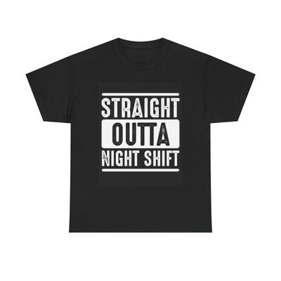Men's and Women's T-shirts Straight Outta Nigh