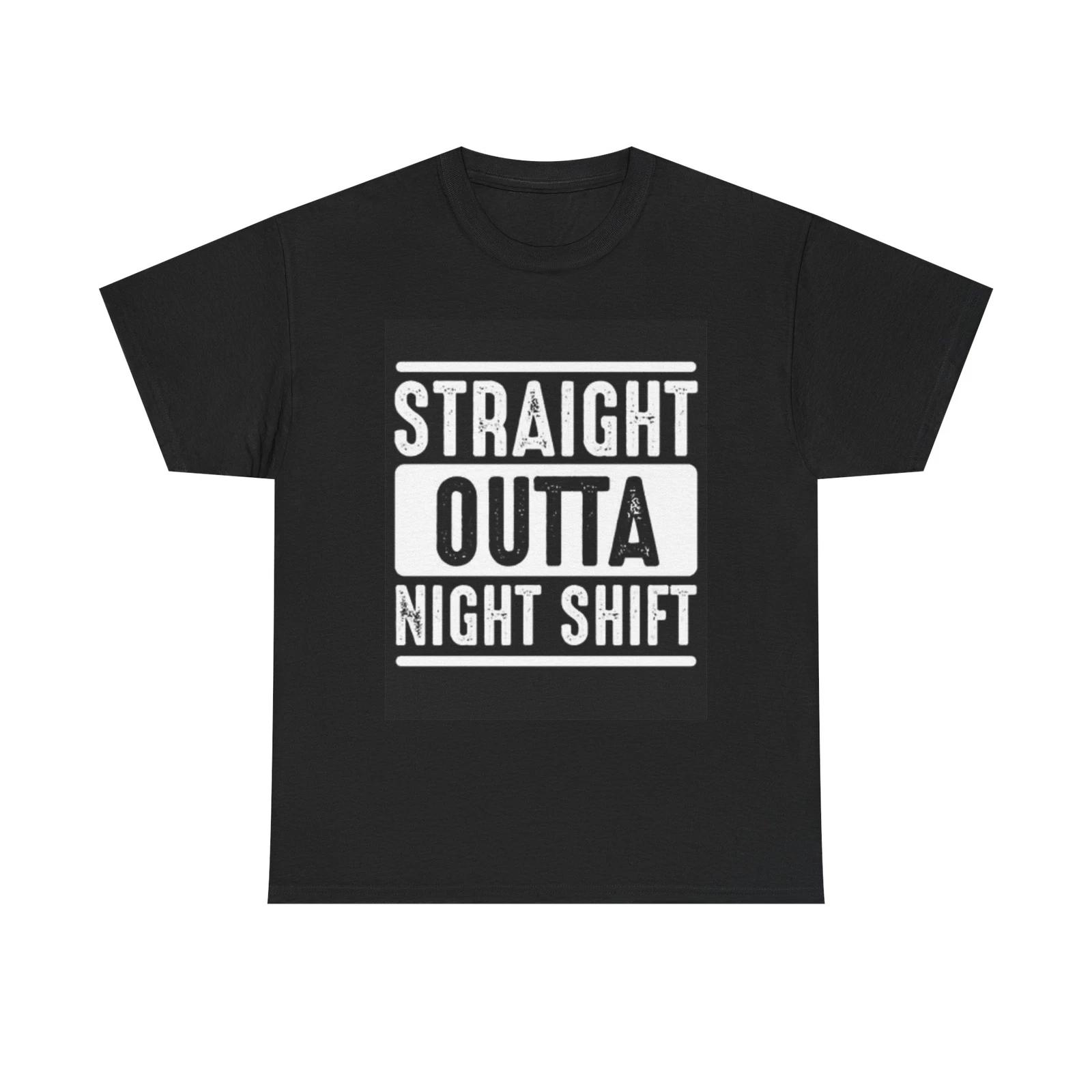 Men s and Women s T-shirts Straight Outta Nigh XXXXL