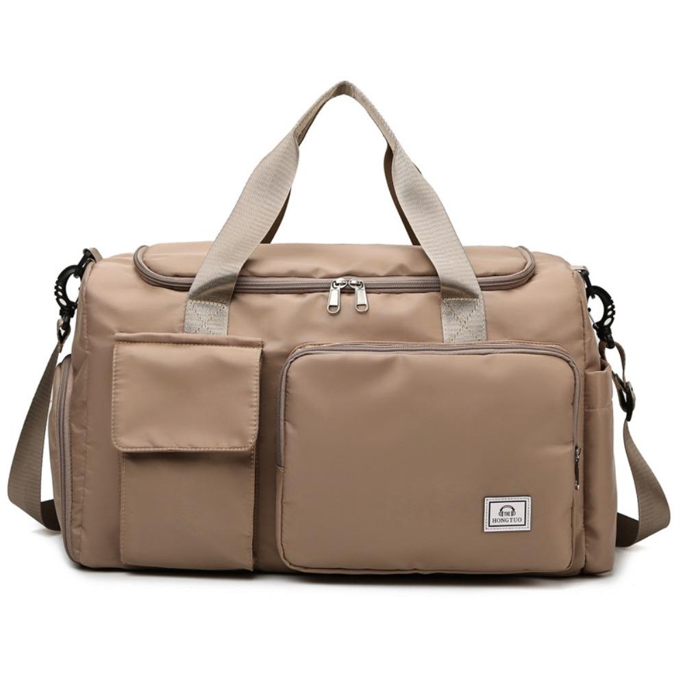 Travel bag Large capacity women's light portable business travel luggage bag Oxford cloth dry and wet separation sports fitness bag