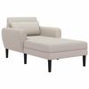 Chaise Longue Oat Textured Velvet
