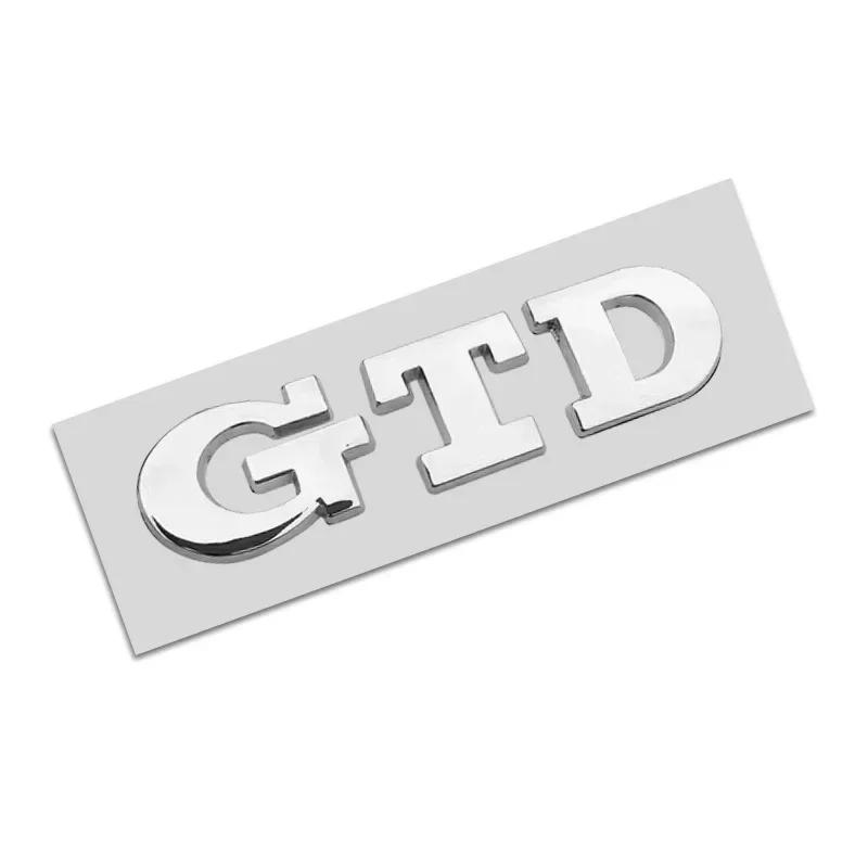 BSC1 Emblems 1pcs 3D GTD Metal Car Logo Letter Sticker Emblem Tail Door Trunk Sticker For Volkswagen VW Passat B5 B7 Polo Tiguan Golflz2