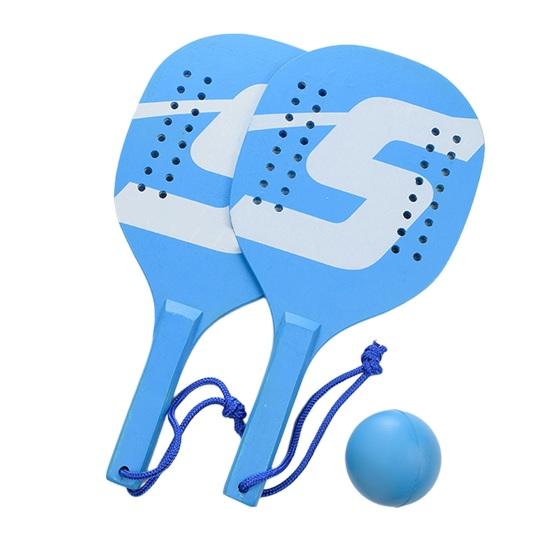 

Набор лопаток для пиклбола для начинающих, гладкая ручка, точный контроль, эргономичная, ультра-удобная ручка, легкий комплект деревянных ракеток для пиклбола синий