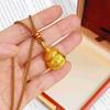 Pattern fat gourd pendant necklace women's new Chinese Fulu sweater chain pendant