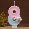 0-9  Birthday Number Candles Cute Number Candle Cinnamoroll Pink Blue Candles Top of Cake Baby Birthday Party Supplies Toy