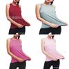 Summer Womens Yoga Tank Top With Pleated Design For Fitness And Casual Wear