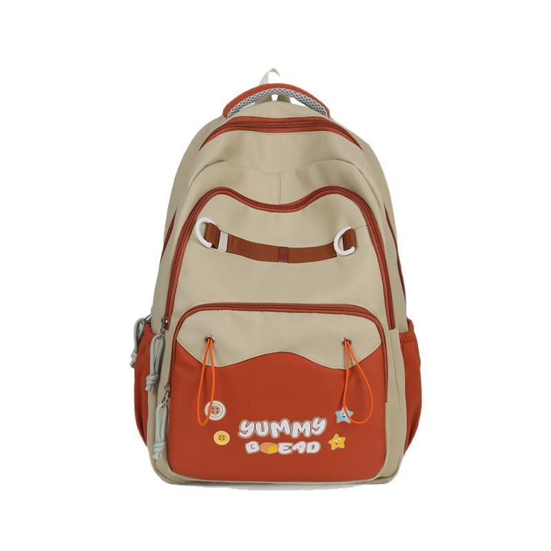 Schoolbag wholesale female cute ridge protection versatile backpack large capacity lightweight junior high school backpack new fashion primary school