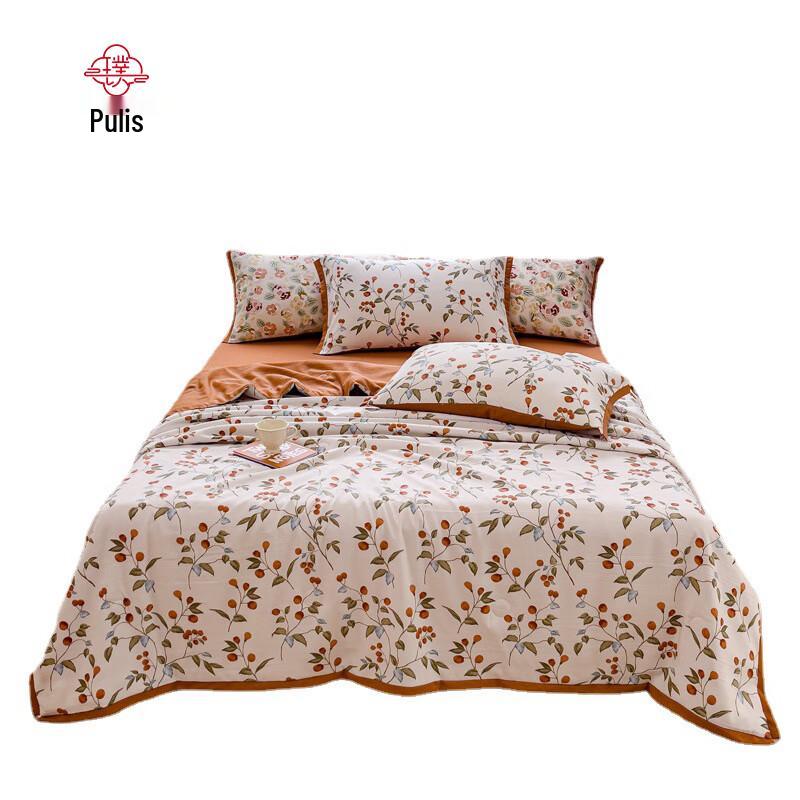 

PLS-041 Washed Cotton Linen Soybean Fiber Quilt 200cm*230cm