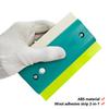 2 in 1 Window Tint Tool Double Side Wool Felt Squeegee Soft Rubber Scraper Vinyl Car Wrap Film Installing Water Remover