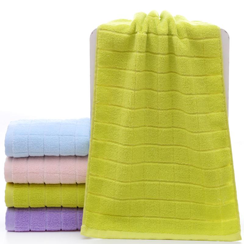 Towel - Pure Cotton Thickened Adult Soft Absorbent All-cotton Face Towel for Household Use