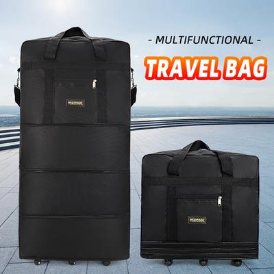 Ratai Kelioninis Krepšys Vandeniui atsparus Nešiojamas Kelioninis Riedantis lagaminas Oro nešimo krepšys Unisex Išplečiami sulankstomi Oksfordo bagažo krepšiai su ratukais