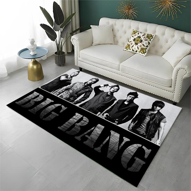 Kpop Bigbang G Dragon Music Star Carpet Rug for Playroom Bedroom Living Room Sofa Home Decor,kid Area Rug Non-slip Floor Mat