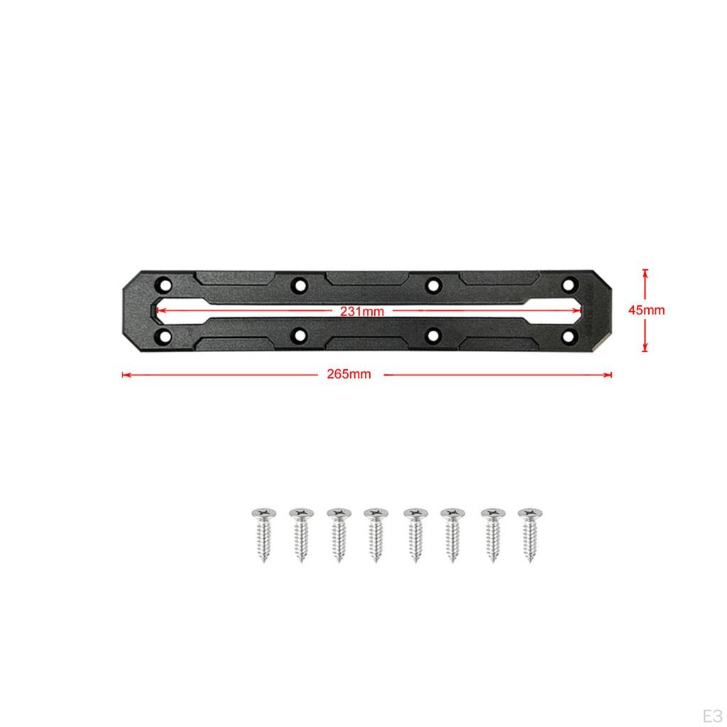 Kayak Rail Holder Fishing Rod Accessory Made of Nylon DIY Mounting for Boat