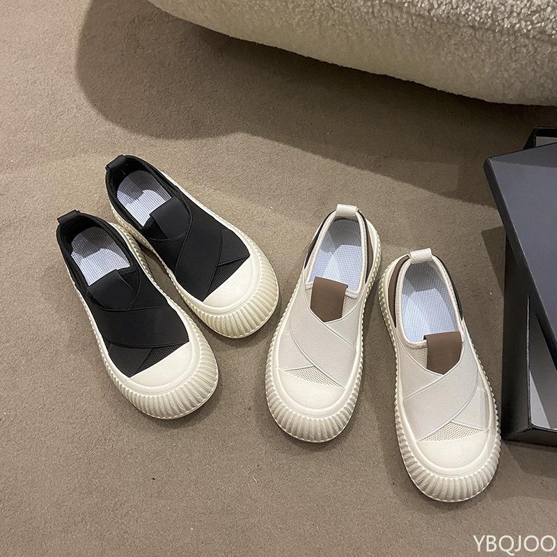Fashion Women's casual shoes summer new breathable round toe cute comfortable versatile simple thick soled sponge cake shoes