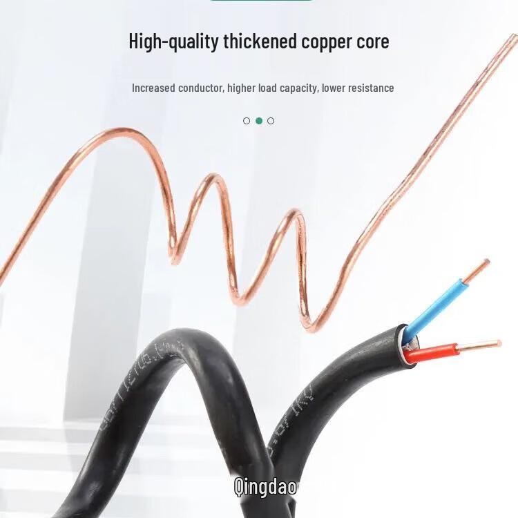 YJV 0.6/1kV 5x2.5 mm² Black XLPE Insulated Power Cable, 1m