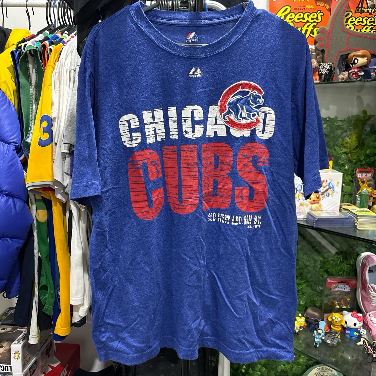 Chicago Cubs cubs patch Size L Unisex T-Shirt L