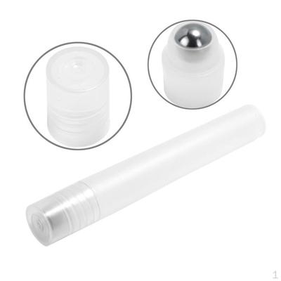 10pcs 10ml Plastic Bottles with Stainless Steel for Essential Oil Perfume Eye Creams