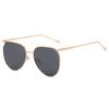 New ins style Internet celebrity street shot sunglasses men and women trendy personality metal sunglasses oval glasses s