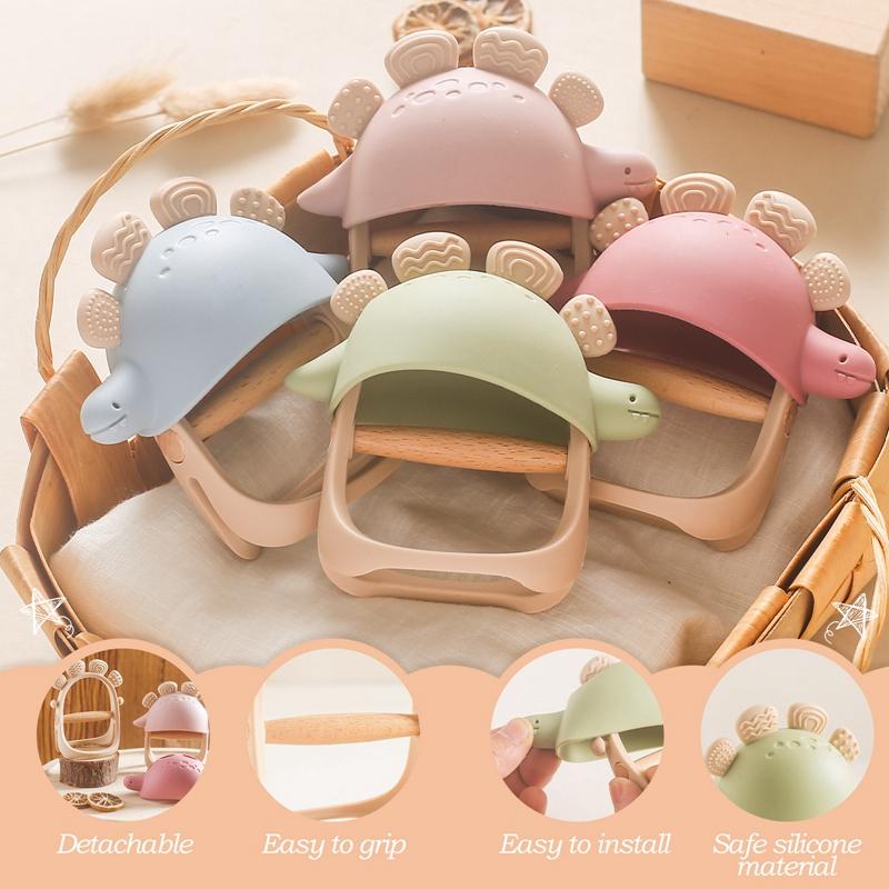 Baby Teether Gloves Pacifier Kids Teething Silicone Newborn Dental Care Gums Anti Eating Hand Molar Stick Baby Accessories