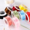 3Mm Thin Ribbon Balloon 1Roll Colorful Rope Ribbon Double-Sided Ribbon Party Card Gift Decoration Diy Packaging Hair Accessories