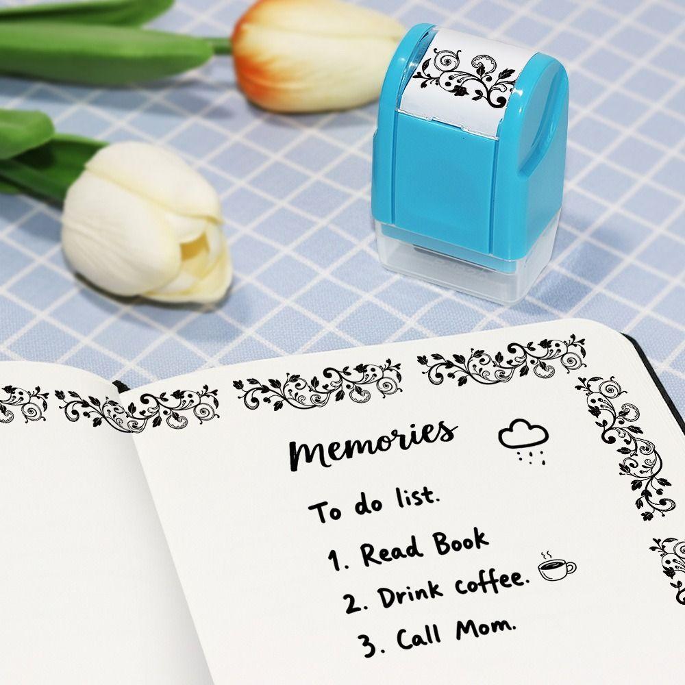 Score Printing Roller Hand Account Seal Convenient Painting Graffiti Gifts Toy  Journaling