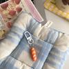 Cute French Breakfast Bread Keychain Pendant - Perfect for Bags, Friend and Couple Gifts