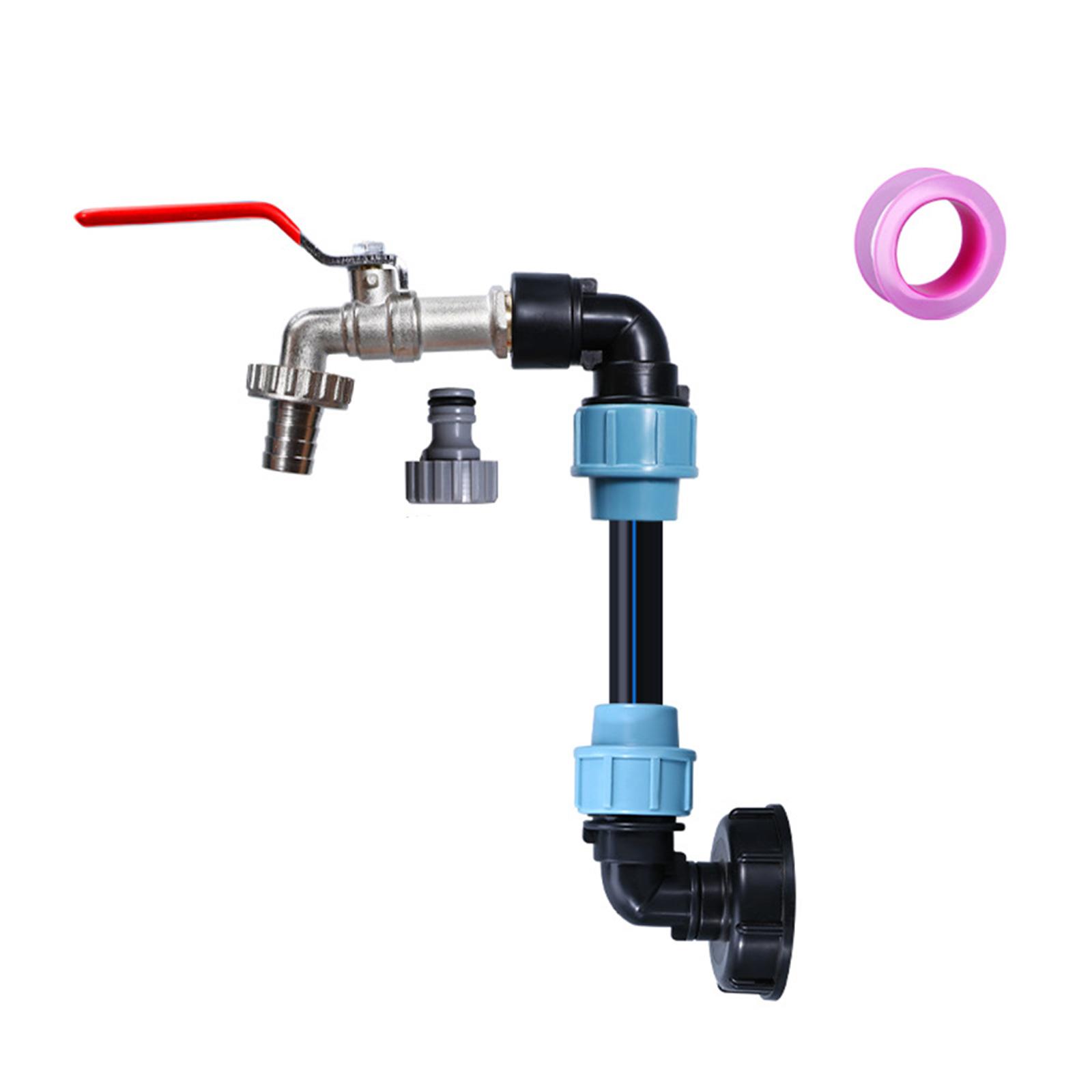 

Gravity Flow IBC Connection Set Heavy Duty IBC Tank Stacking System No Pump Required Weatherproof Installation for Home 98411