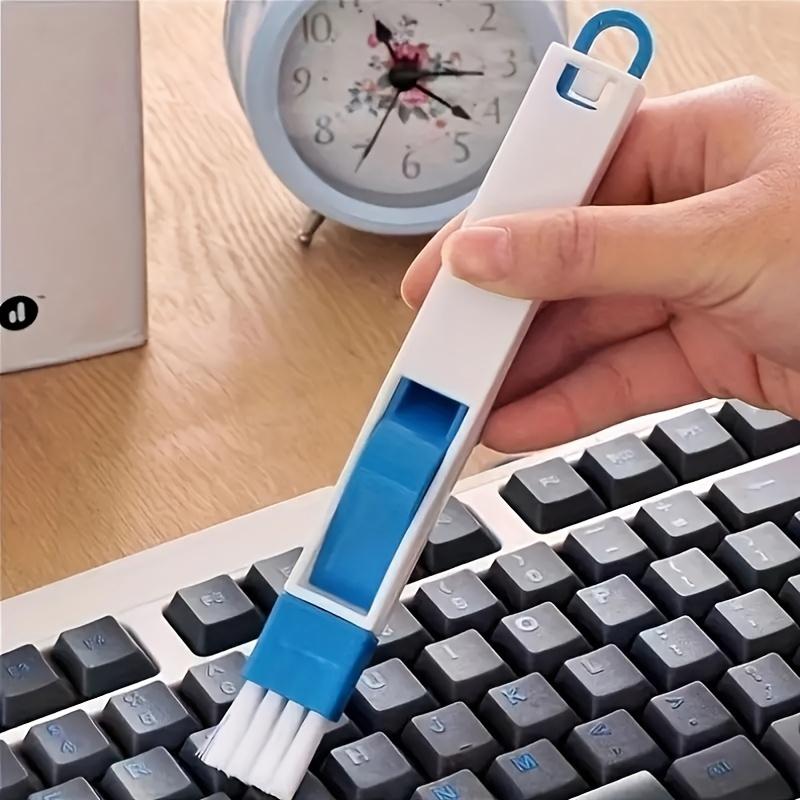 Multi Purpose Cleaning Kit for Window Tracks and Door Grooves Includes Dustpan, Gap Brush, and Dust Removal Brush, Reusable Plastic Tools