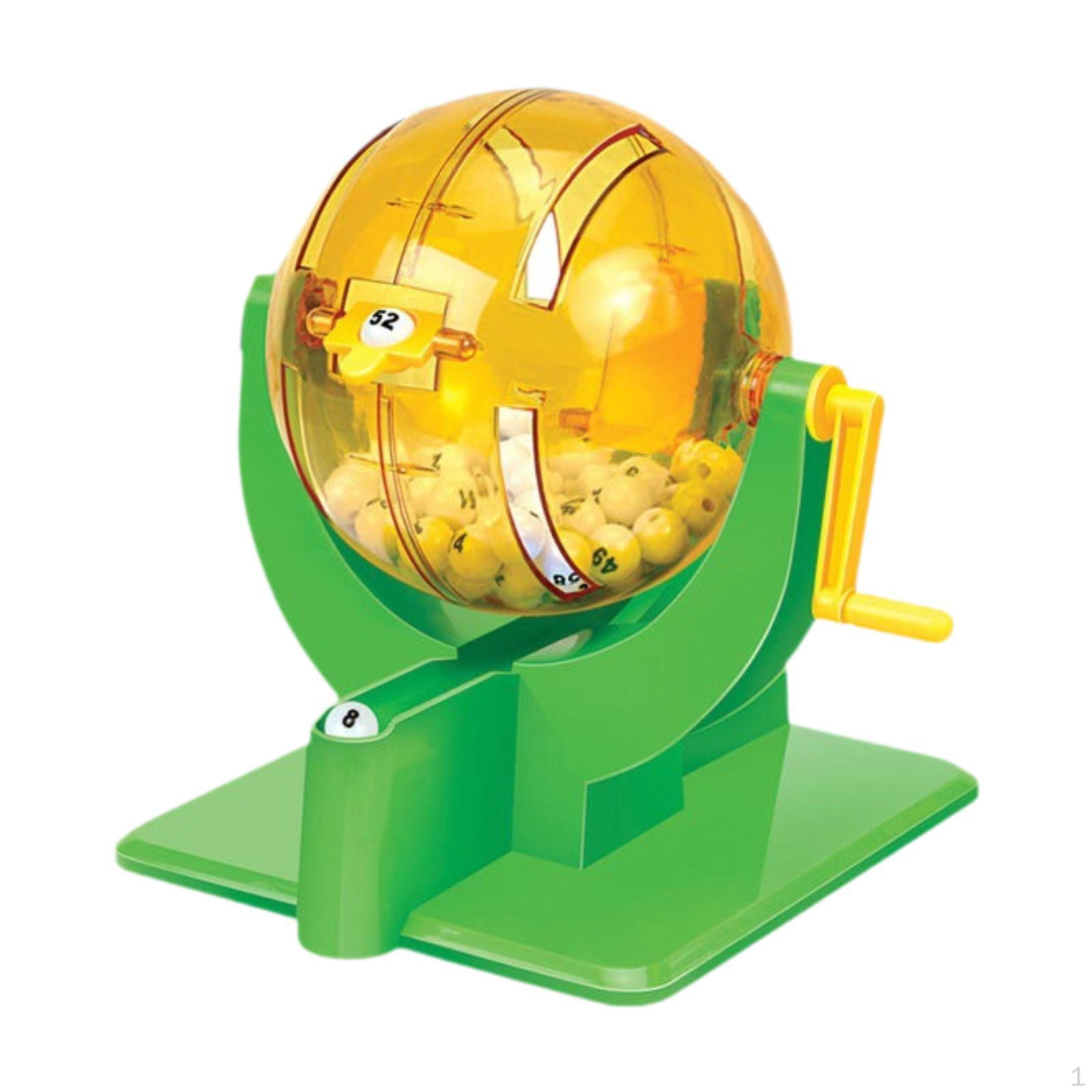 

Игровой набор бинго Мини-лотерейный аппарат с 90 шарами Многоцелевой Стабильный лото