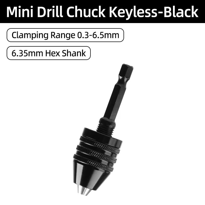 1PC Quick Change Keyless Drill Bit Chuck Hex Shank Adapter Converter Tool Three-Jaw Chuck Electric Grinder Drill Chuck