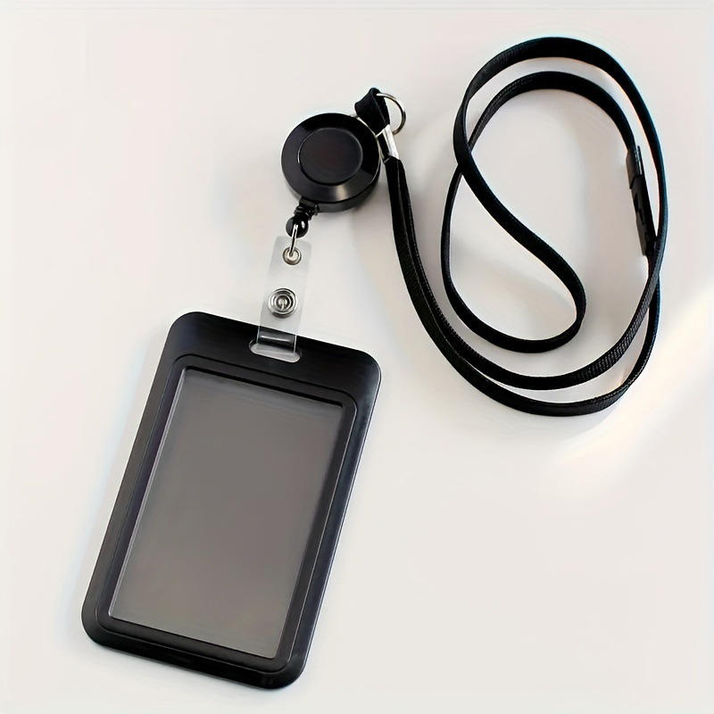 1/2/3PCS Retractable Badge Reel Retractable Teacher Lanyard with Name Card Badge Holder Neck Strap Keychian Accessories Gift