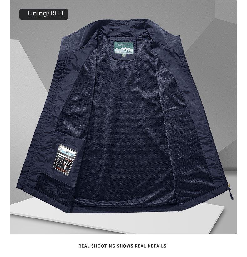 Schnelltrocknende Angel- und Fotoweste für Herren mit mehreren Taschen – Warme Outdoor-Weste für Herbst und Winter