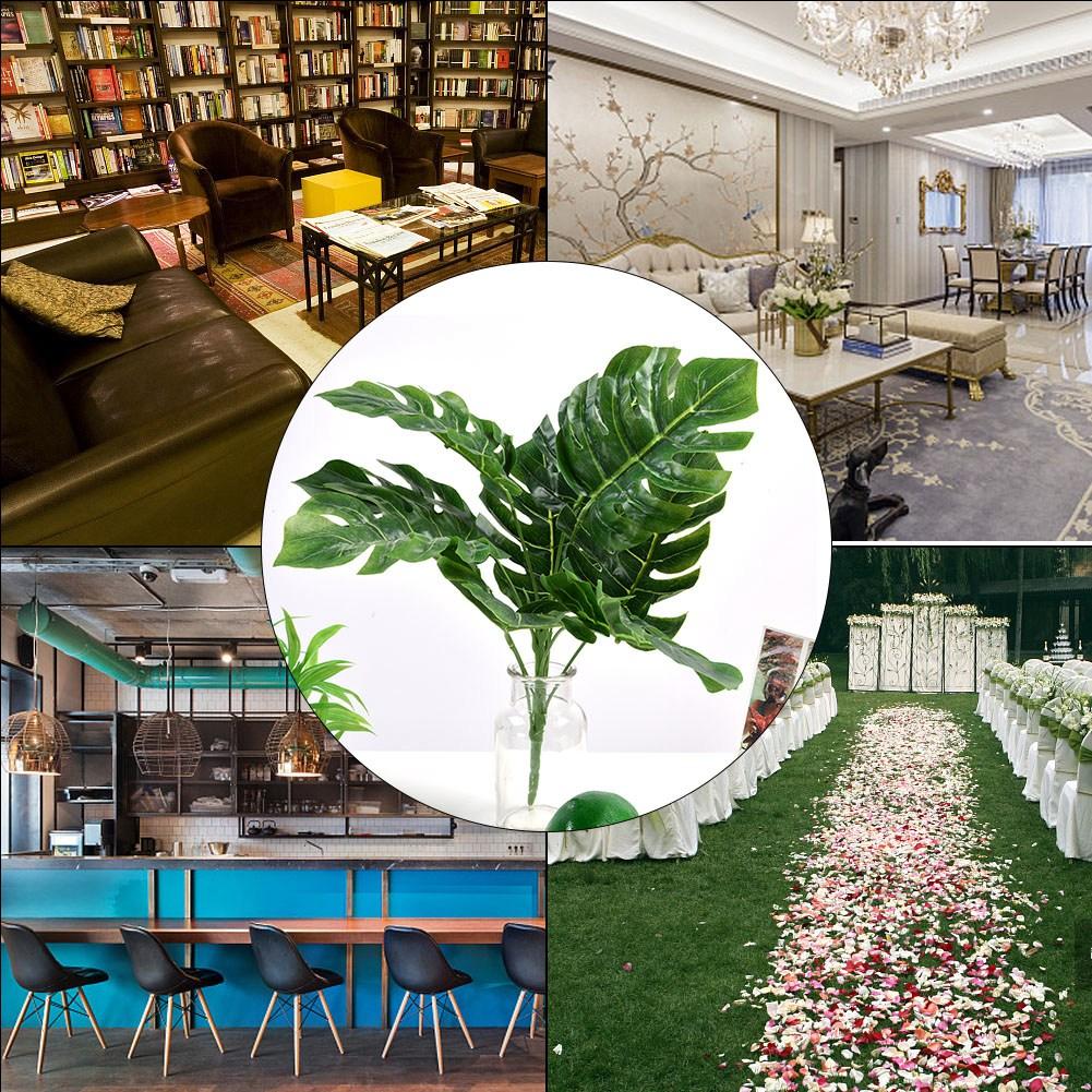 Artificial Plant Flower Fake Foliage for Home Living Room Decoration Garden Decor