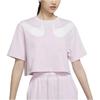 Nike Sportswear Swoosh Women's Cropped Crewneck T-Shirt Pink (Unisex) Crop Tops DD5591 695