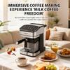 European Standard Italian Semi-Automatic Espresso Machine with High-Temperature Steam and Milk Frothing Capability