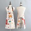 Cartoon Kitchen Apron: Stain-Proof, Wear-Resistant, Breathable, Waist Apron for Women