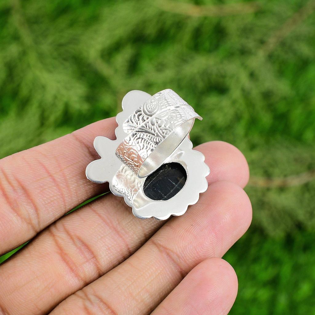 Mothers day Sale Nellite Stone Sterling Silver Daughter Promise New Ring Jewelry