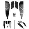 Foot Peg Plate Footrest Step Pad Mat Cover For Yamaha XMAX 300 2017-2018 Black