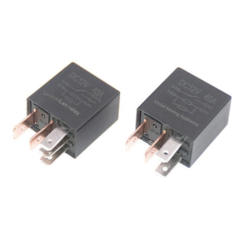 Dc 12V 40A Rated Current 1No 1Nc Spdt 4/5 Pins Car Automotive Alarm Relay 40 Amp