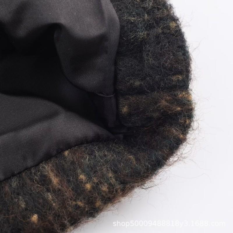Cappotto da Donna Vintage a Quadri in Misto Lana Invernale Vestibilità Larga Lunghezza Media Monopetto Capospalla