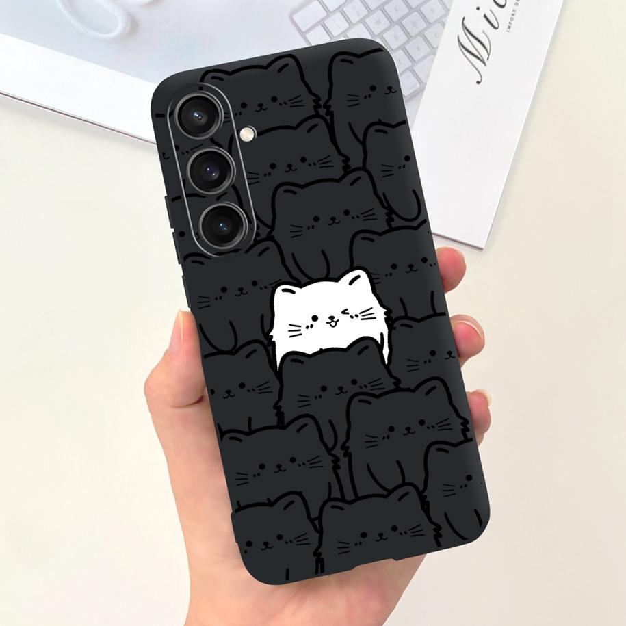 For Samsung A25 5G 2023 Case SM-A256B Cute Astronaut Duck Slim Soft Silicone Back Phone Cover For Samsung A55 A35 5G A356B Coque